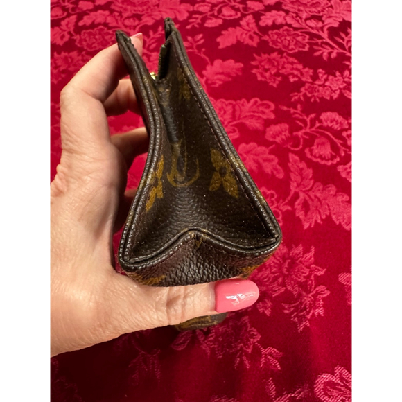 Louis Vuitton Brown Monogram Small Zip Pouch - Picture 9 of 10